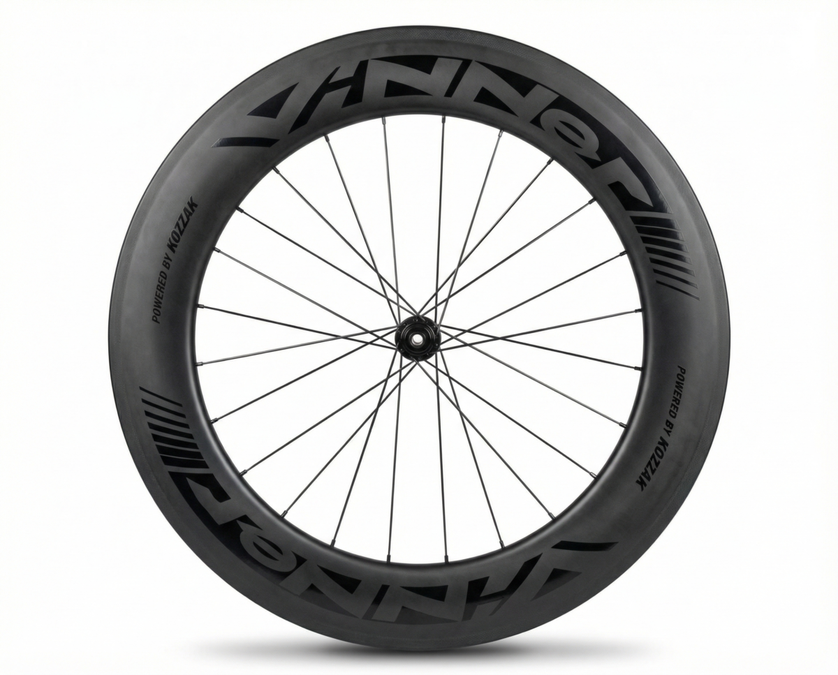 Koło przednie szosowe karbonowe (triathlon) 80mm