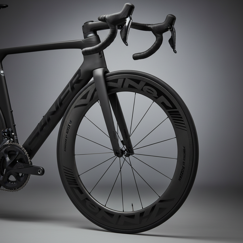 Koło przednie szosowe karbonowe (triathlon) 80mm