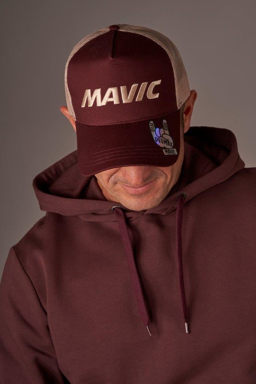 MAVIC BLUZA Z KAPTUREM CORPORATE AUBERGINE (T000227)