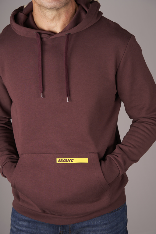 MAVIC BLUZA Z KAPTUREM CORPORATE AUBERGINE (T000227)