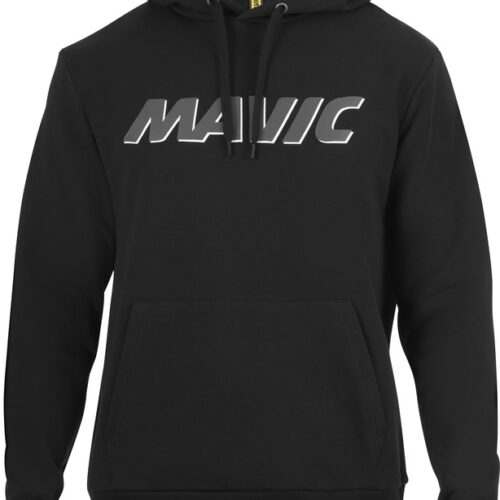 MAVIC BLUZA Z KAPTUREM CORPORATE LOGO CARBONE YELLOW (T000224)
