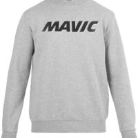 MAVIC BLUZA Z KAPTUREM CORPORATE LOGO LIGHT GREY BLACK (T000220)