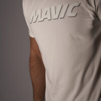 MAVIC KOSZULKA Z KRÓTKIM RĘKAWEM CORPORATE LOGO OFF-WHITE (T000213)