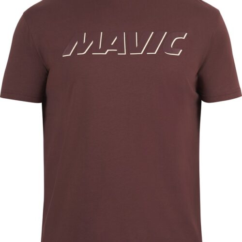 MAVIC KOSZULKA Z KRÓTKIM RĘKAWEM CORPORATE LOGO AUBERGINE CORDE (T000217)