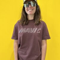 MAVIC KOSZULKA Z KRÓTKIM RĘKAWEM CORPORATE LOGO AUBERGINE CORDE (T000217)