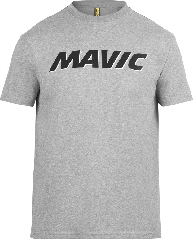 MAVIC KOSZULKA Z KRÓTKIM RĘKAWEM CORPORATE LOGO LIGHT GREY BLACK (T000219)