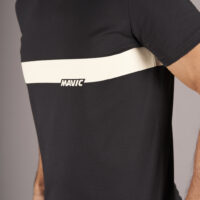MAVIC KOSZULKA Z KRÓTKIM RĘKAWEM CORPORATE STRIPE BLACK CORDE (T000215)