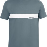 MAVIC KOSZULKA Z KRÓTKIM RĘKAWEM CORPORATE STRIPE ORION BLUE OFF-WHITE (T000216)