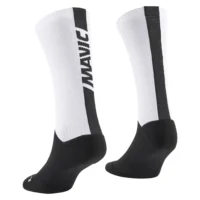 MAVIC SKARPETKI MAVIC LOGO WHITE BLACK (G000266)