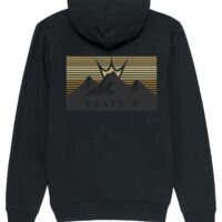 PEATY'S PUBWEAR CREW BLUZA - 3 PEAKS SUNSET / BLACK (PPW-24-HDY-3PS-BLK)