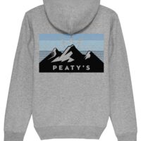 PEATY'S PUBWEAR CREW BLUZA - 3 PEAKS SUNRISE / HEATHER GREY (PPW-24-HDY-3PS-GRY)