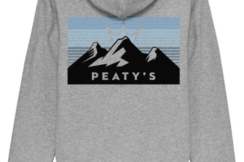 PEATY'S PUBWEAR CREW BLUZA - 3 PEAKS SUNRISE / HEATHER GREY (PPW-24-HDY-3PS-GRY)