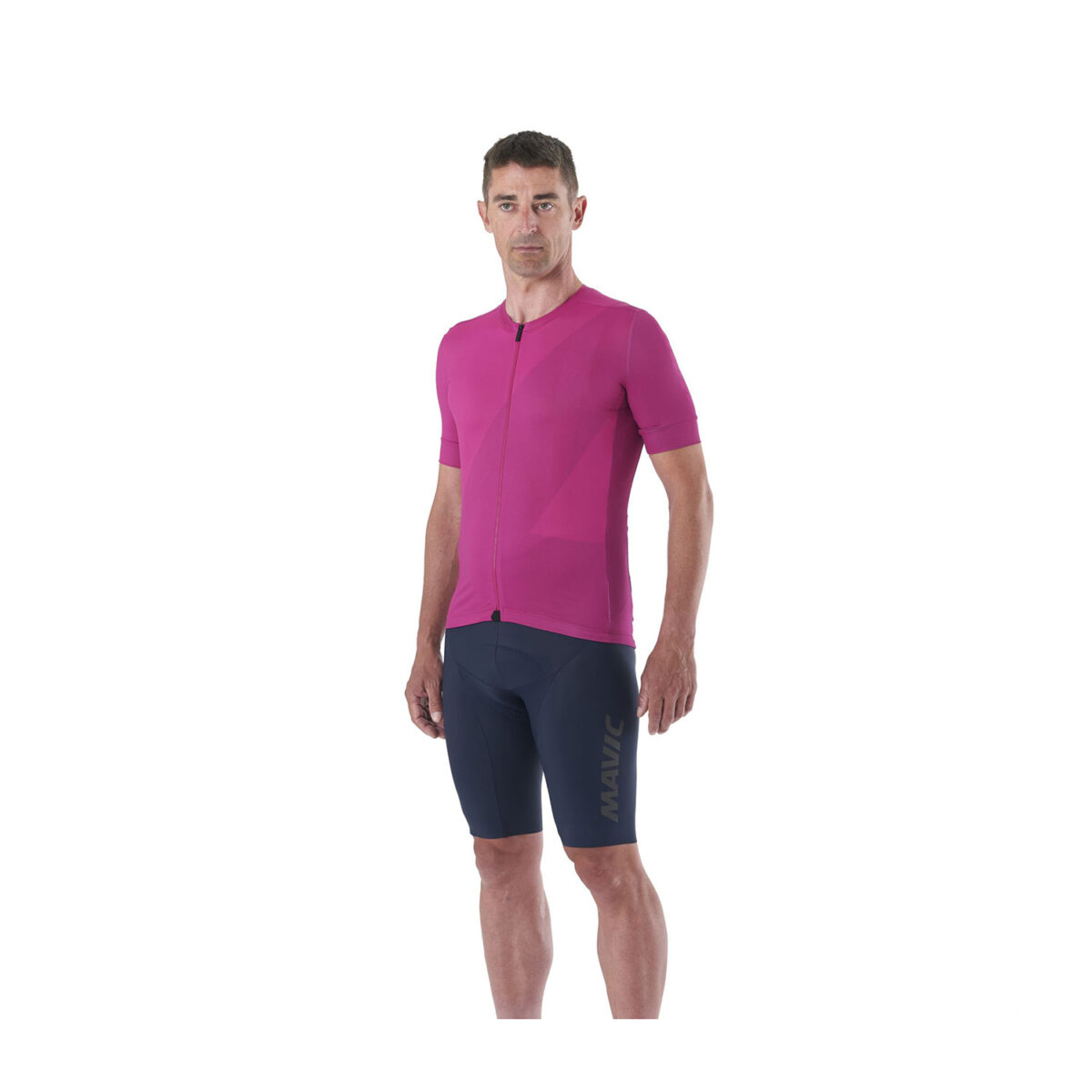 MAVIC KOSZULKA MĘSKA Z KRÓTKIM RĘKAWEM AKSIUM GRAPHIC BIG M/FUCHSIA (T000558)