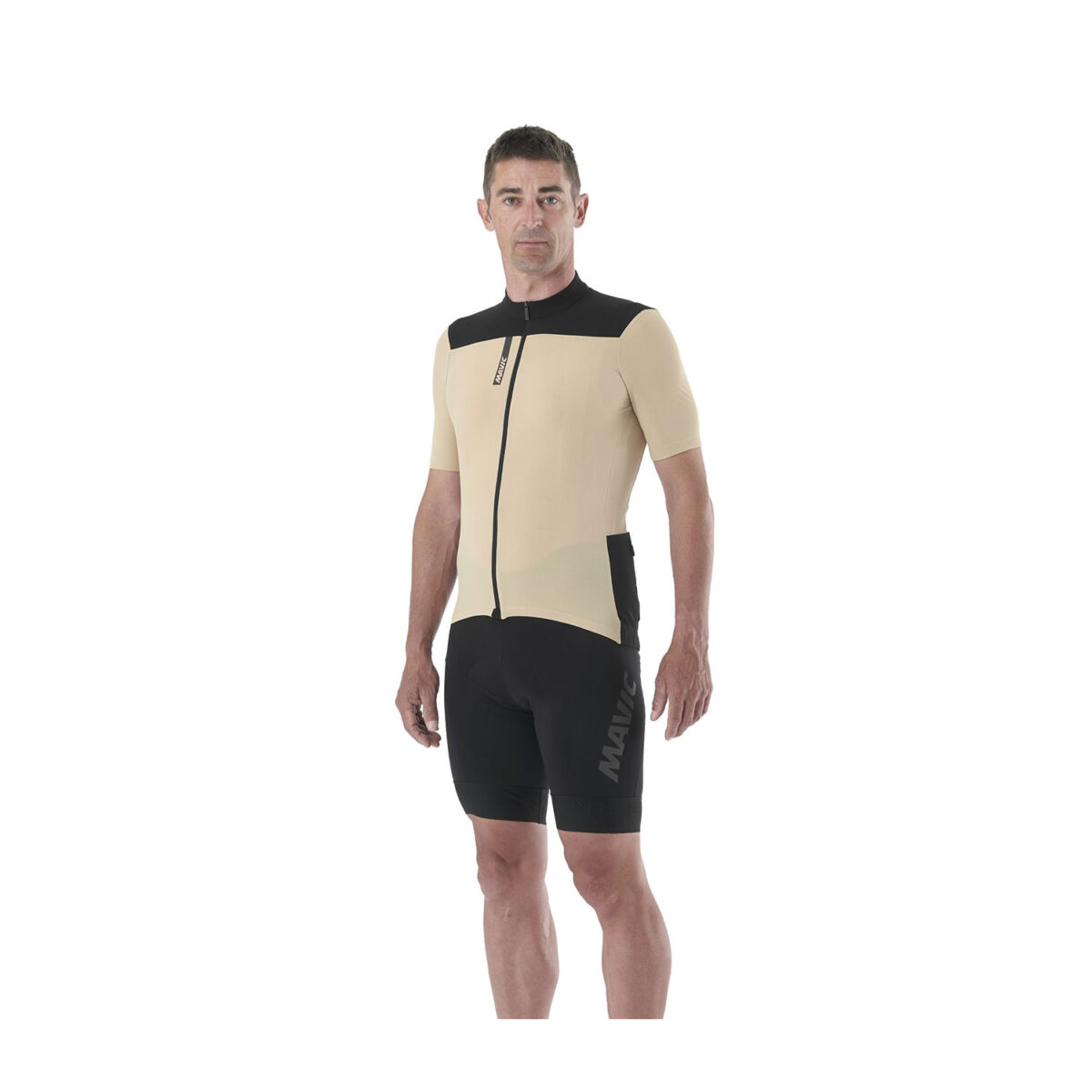 MAVIC KOSZULKA MĘSKA Z KRÓTKIM RĘKAWEM ALLROAD CARGO WHITE PEPPER (T000565)