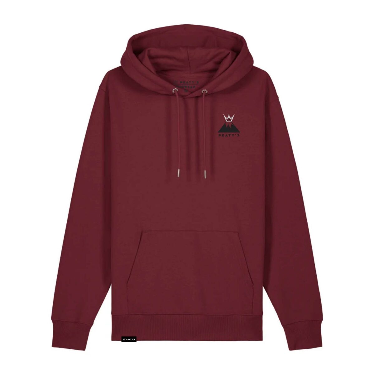 PEATY'S PUBWEAR BLUZA Z KAPTUREM SUMMIT BURGUNDY (PPW-25-HDY-SMT-BRG)