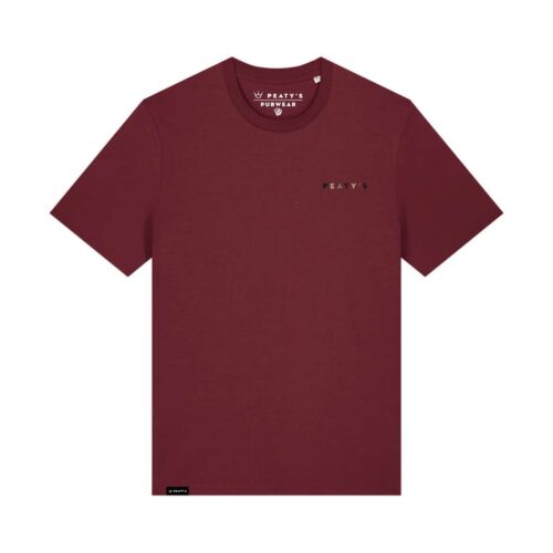 PEATY'S PUBWEAR KOSZULKA STACKED BURGUNDY (PPW-25-KOSZULKA-STK-BRG)