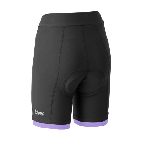 DOTOUT SPODENKI DAMSKIE Z WKŁADKĄ INSTINCT BLACK-LILAC (A18W260959)