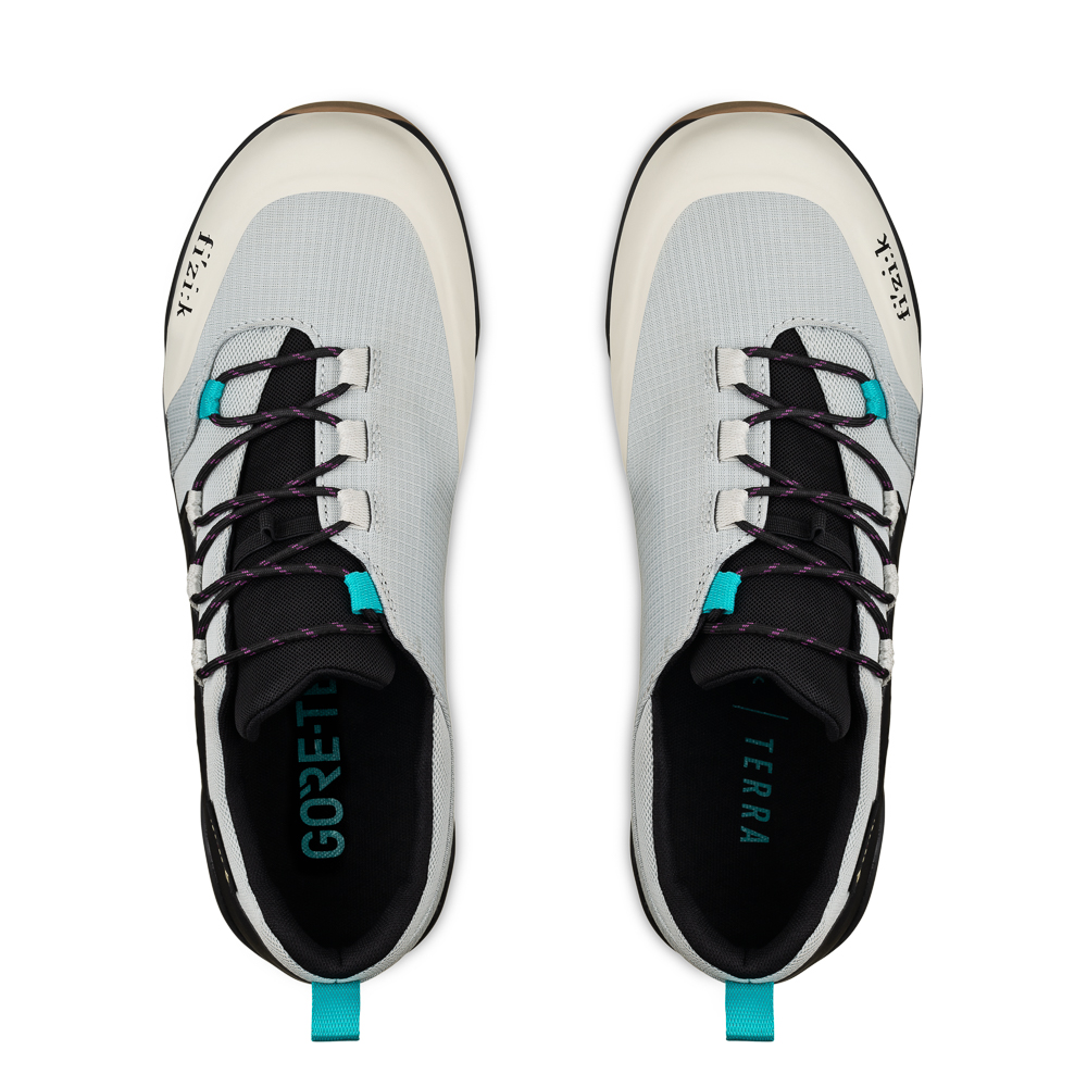 FIZIK BUTY TERRA ERGOLACE X2 FLAT GTX ICE GREY - BLACK (TEF2EGR1V1410)