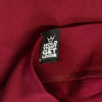 PEATY'S PUBWEAR BLUZA CREW EMBROIDERED - CROWN / BURGUNDY (PPW-CRW-CWN-BRG)