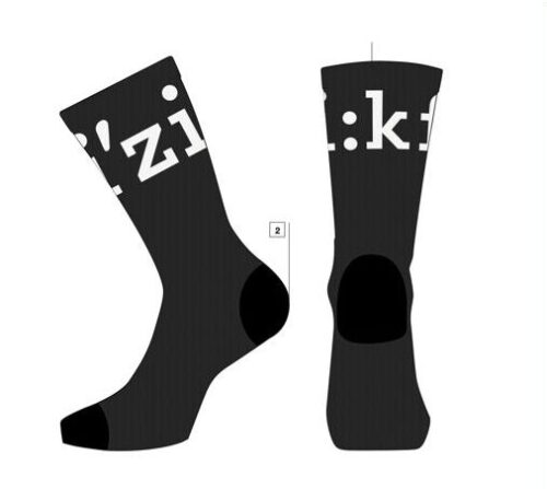 FIZIK SKARPETY TEAM EDITION BLACK/WHITE (FZKSOCKSTE1020)